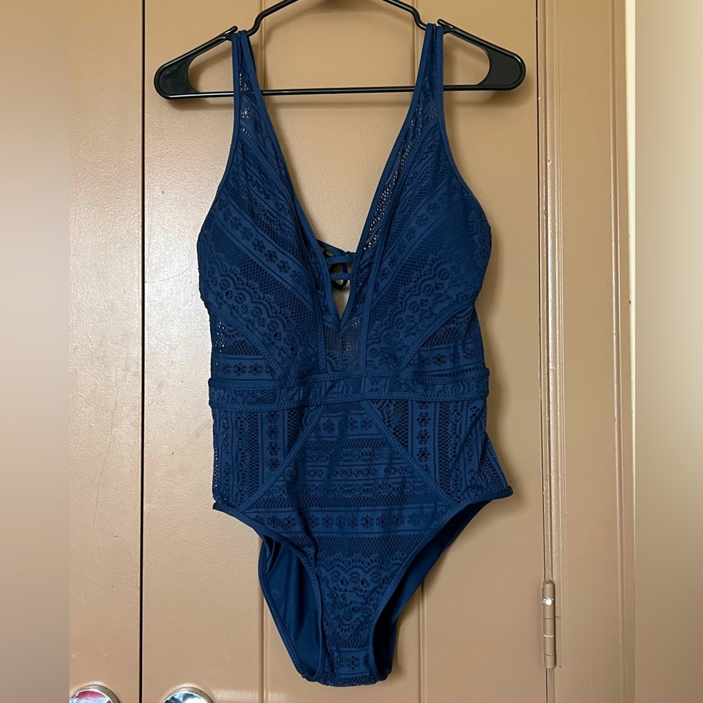 🩱Bathing suit, one piece color blue size large